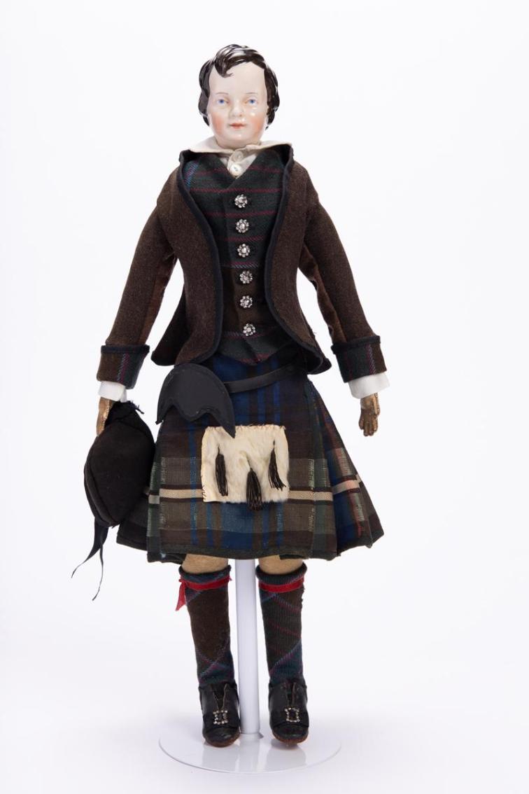 Young Man in Scottish Costume