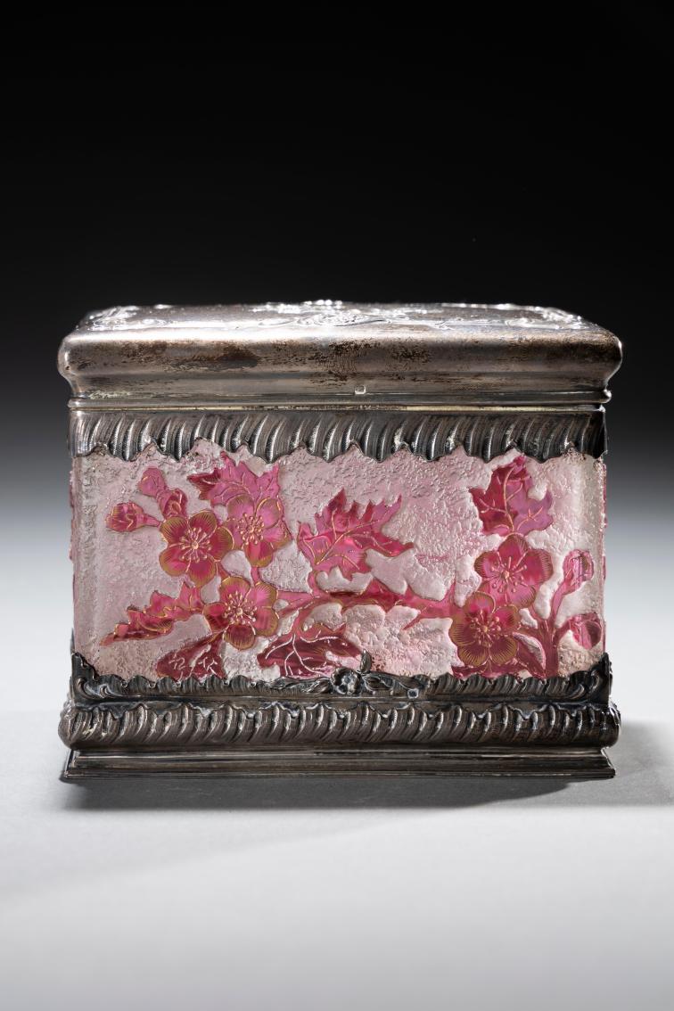 Glass Box with Silver Mount