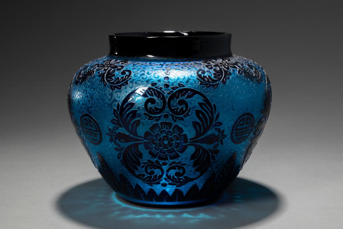 Chang Vase in Celeste Blue