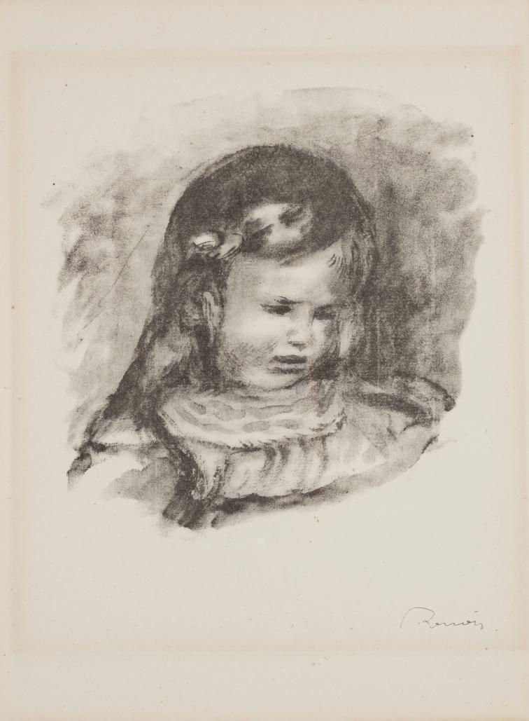 Claude Renoir, La Tête Baissée (Claude Renoir, Head Lowered)