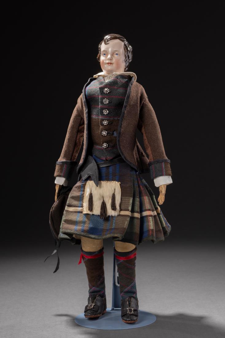 Young Man in Scottish Costume